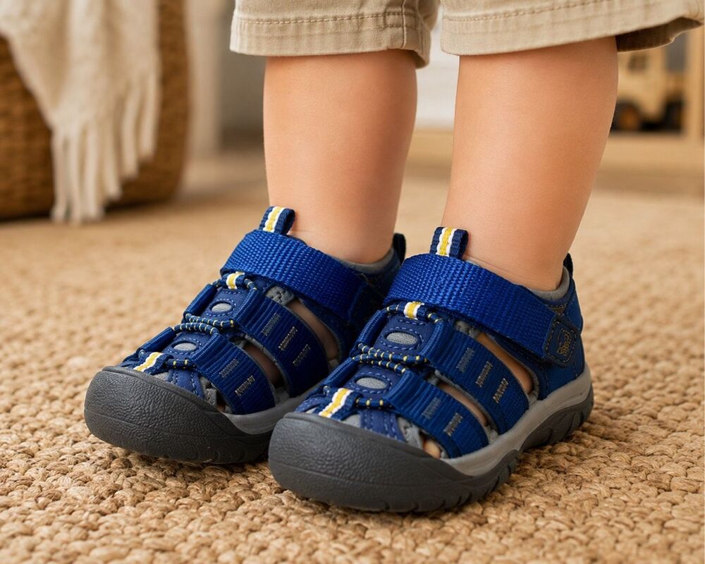 Youth KEEN Newport H2 “Blue Depths/Gargoyle” Sandals - Size 4- 1021492